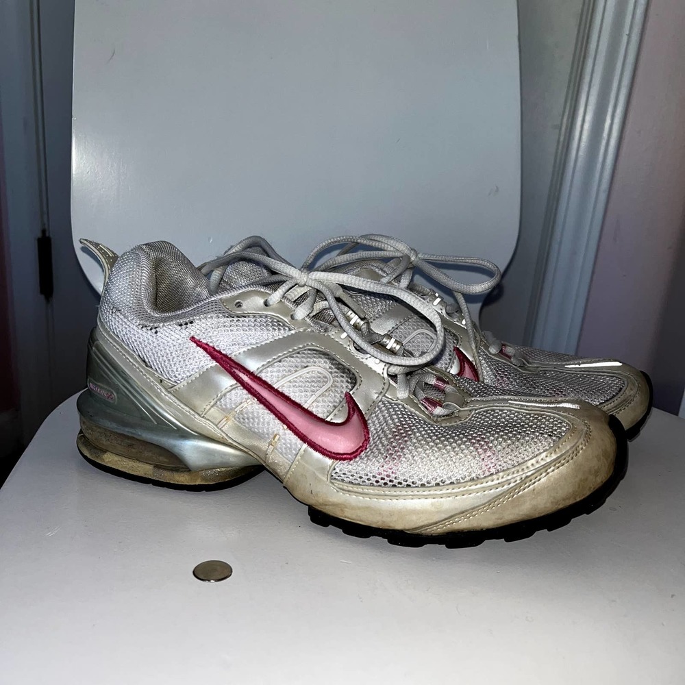 Nike Air Max 90's Pink/White Running Sneakers Women's 9